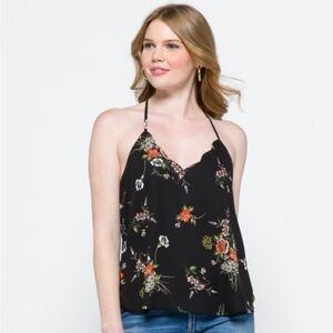 NWT!! Nine Britton Jacki Scallop Detail Blouse